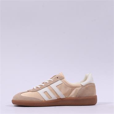 Back 70 Ghost Gumsole Retro Trainer - Beige Combi